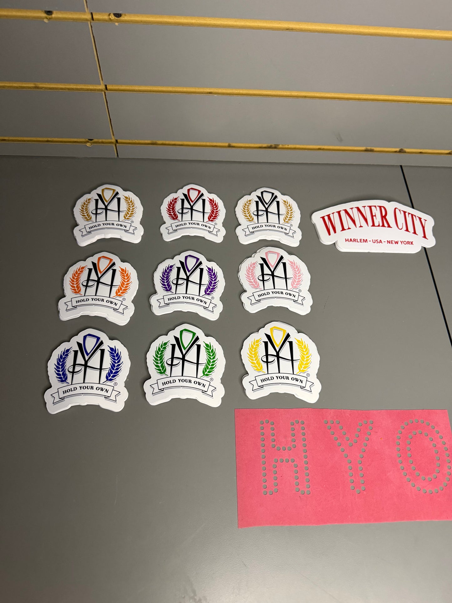 Hold Your Own Stickers